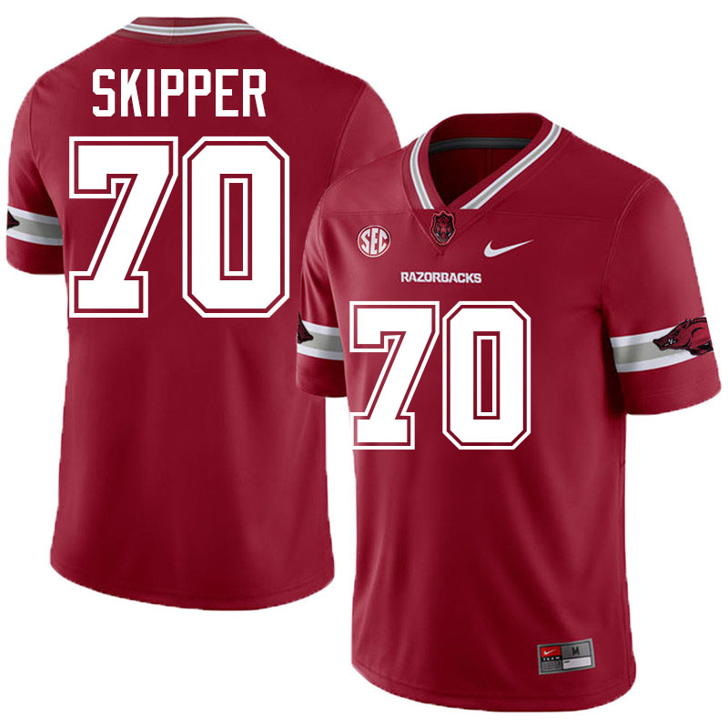 Dan Skipper Arkansas Jersey,Arkansas Razorbacks #70 Dan Skipper Jersey Youth College-Alternate